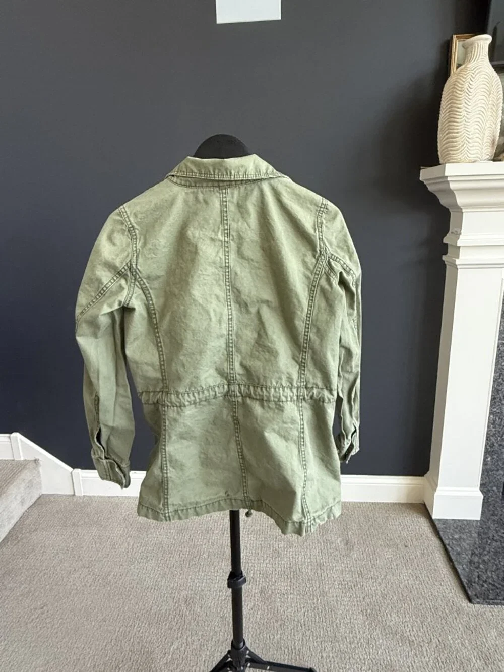 Madewell Olive Cotton Utility Field Jacket Size XS